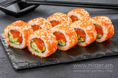 Каліфорнія з лососем в ікрі Sushi Master undefined фото