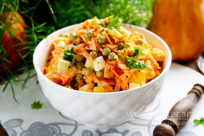 Салат з зеленого горошка і моркви Salad Day  undefined фото