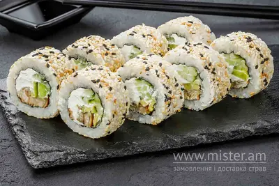 Філадельфія з вугрем в кунжуті Sushi Master undefined фото