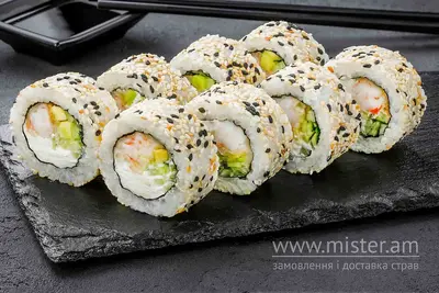 Філадельфія з креветкою в кунжуті Sushi Master undefined фото