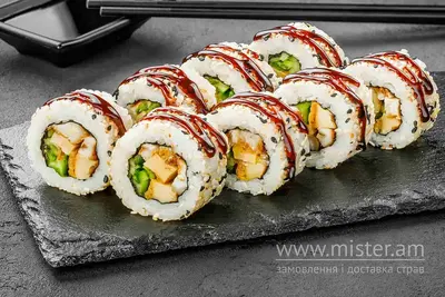 Каліфорнія з вугрем в кунжуті Sushi Master undefined фото