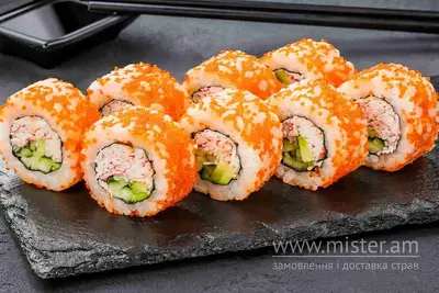 Каліфорнія з крабовим міксом в ікрі Sushi Master undefined фото