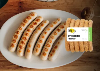 Курячі сосиски "молочні" Frozen Dozen undefined фото
