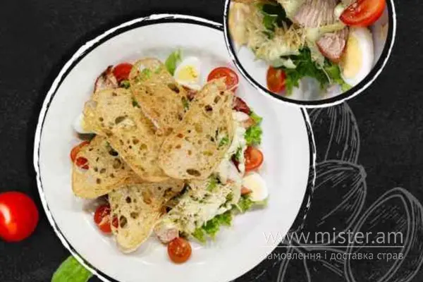 Салат "Цезар" з куркою - "Едем" в Черкасах фото 
