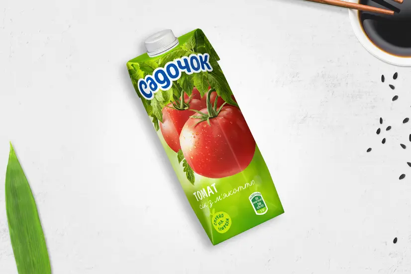 Сік "Садочок" томат 0,5л - "Хочу" в Черкасах фото