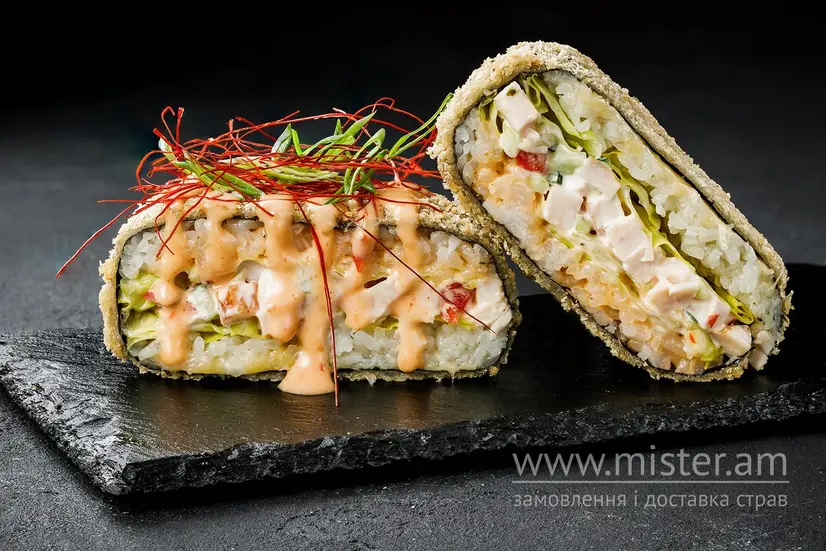 Суші бургер з куркою - "Sushi Master" в Сумах фото