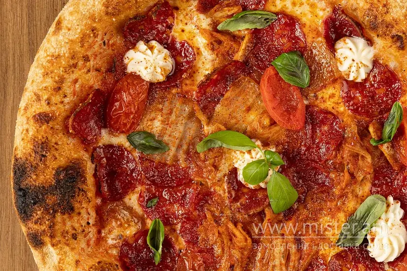 Піца з кімчі та пепероні for one - "1708 Pizza di Napoli" в Кропивницькому фото