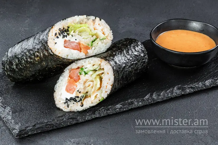 Суші шаурма з лососем - "Sushi Master" в Сумах фото