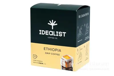 Дріп кава Ефіопія (7 шт)/уп. Idealist Coffee undefined фото