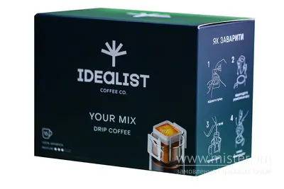 Дріп кава "Твій Мікс" (15 шт)/уп. Idealist Coffee undefined фото