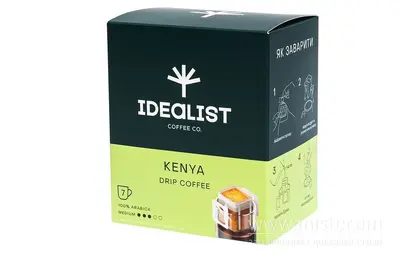 Дріп кава Кенія (7 шт)/уп. Idealist Coffee undefined фото