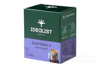 Дріп кава Гватемала (7шт)/уп. Idealist Coffee undefined фото
