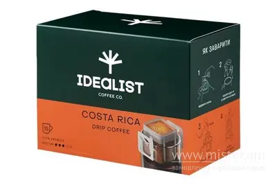 Дріп кава Коста Ріка (15шт)/уп. Idealist Coffee undefined фото