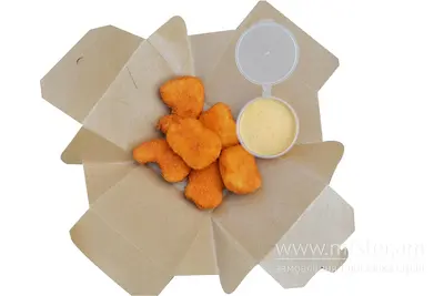 Курячі нагетси з сирним соусом Чедер 6 шт. Ide Sushi & Pizza undefined фото