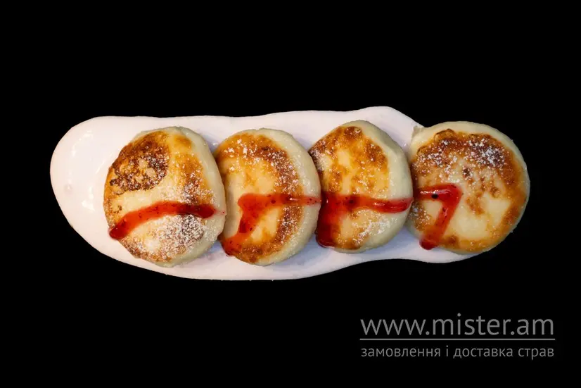 Сирники з вершково-вишневим кремом - "Pronto Pizza" в Вінниці фото