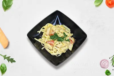 Удон вершковий з копченою куркою  Хочу Суші undefined фото