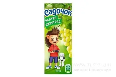 Сік "Садочок" 0.2 л в асортименті YOY undefined фото
