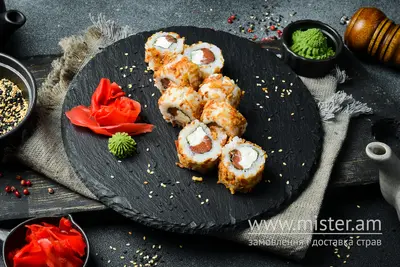 Кранч рол лосось Wasabi undefined фото