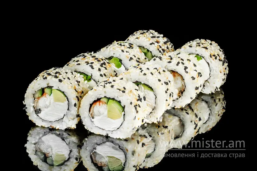 Філадельфія з вугрем в кунжуті - "EatSushi" в Кременчуці фото 