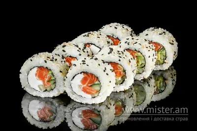 Філадельфія з копченим лососем в кунжуті EatSushi undefined фото
