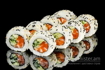 Каліфорнія з копченим лососем в кунжуті EatSushi undefined фото