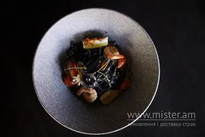 Спагеті “Nero" з морепродуктами Brewmen undefined фото
