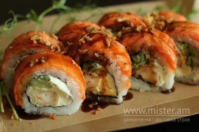 Філадельфія гриль з лососем Guava Sushi undefined фото