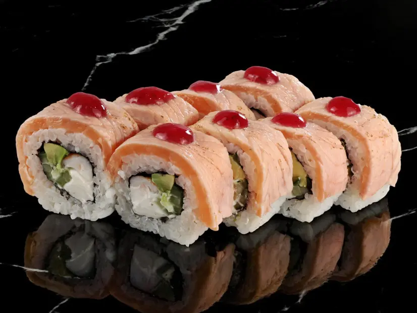 Гриль лосось с креветкой - "Пицца и суши Дарницкий район GoGoPizza & SUSHIGO!" в Киеве фото 