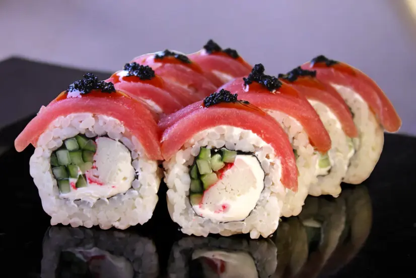 Филадельфия Тунец Роял - "Пицца и суши Дарницкий район GoGoPizza & SUSHIGO!" в Киеве фото 