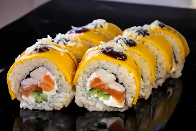 Сырный лосось креветка Пицца и суши Дарницкий район GoGoPizza & SUSHIGO! undefined фото