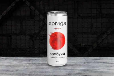 Комбуча Spraga гранат 0,33 л Meat Bar в ТРЦ Lavina Mall undefined фото
