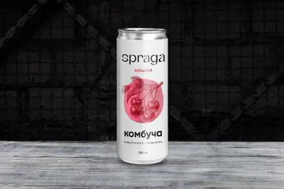 Spraga cherry kombucha 0.33 l Myastoriya Meat Bar Lavina Shopping Mall undefined photo