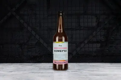 Jiva Raspberry Paradise kombucha 0.33 l Myastoriya Meat Bar Lavina Shopping Mall undefined photo