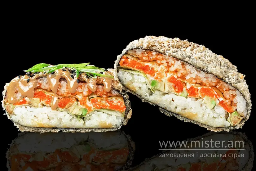 Суші бургер з лососем - "EatSushi" в Кременчуці фото