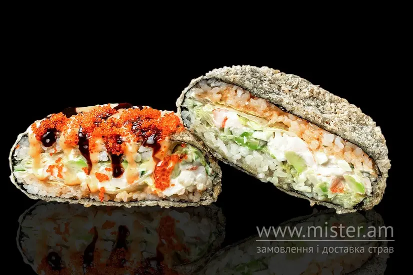 Суші бургер з креветками - "EatSushi" в Кременчуці фото
