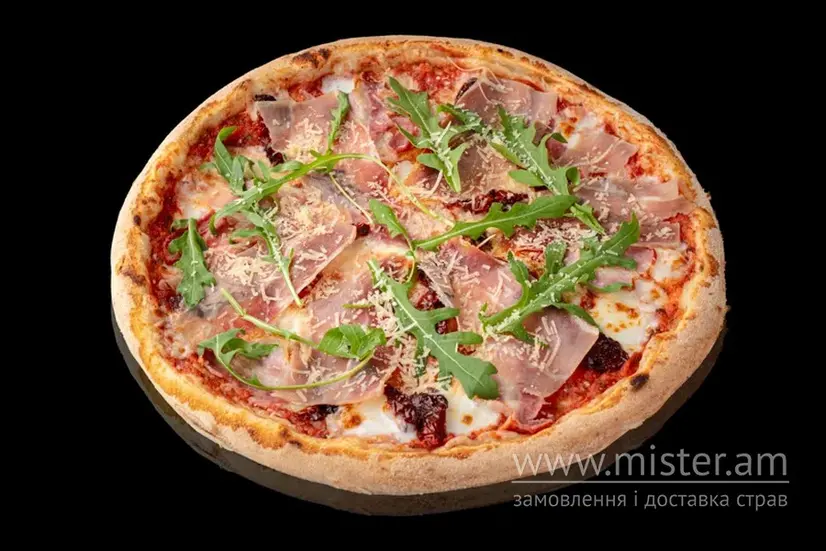 Піца з прошутто і беконом стандартна - "Sushi-Pizza by La Spezia (вул.Харківська, 5/1)" в Сумах фото