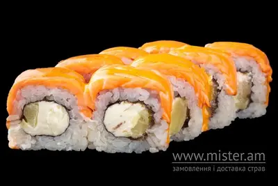 Рол з лососем татакі та ананасом Sushi-Pizza by La Spezia (вул.Харківська, 5/1) undefined фото