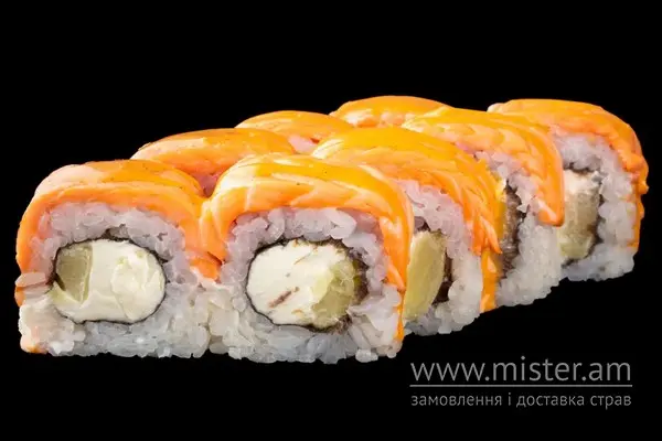 Рол з лососем татакі та ананасом - "Sushi-Pizza by La Spezia (вул.Харківська, 5/1)" в Сумах фото 