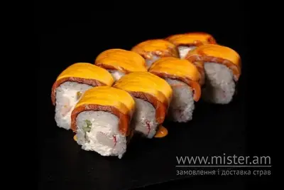 Рол "Спайсі" з лососем та крабовими палочками Sushi-Pizza by La Spezia (вул.Харківська, 5/1) undefined фото