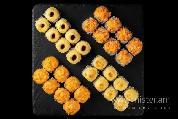 Суші-сет запечений "Хіросіма" - "Sushi-Pizza by La Spezia (вул.Харківська, 5/1)" в Сумах фото