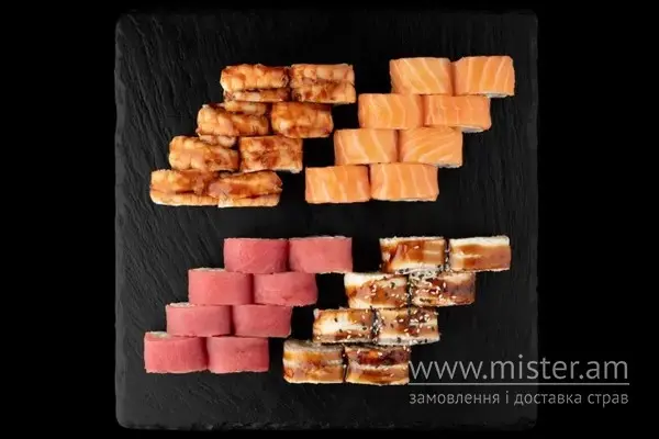 Суші-сет "Філадельфія Delux" - "Sushi-Pizza by La Spezia (вул.Харківська, 5/1)" в Сумах фото