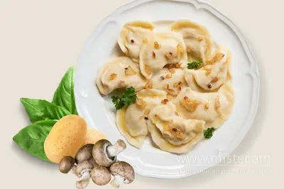 Вареники з картоплею та грибами (н/ф) Дядя Чебурек undefined фото