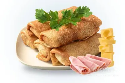 Млинці з шинкою та сиром (н/ф) Дядя Чебурек undefined фото