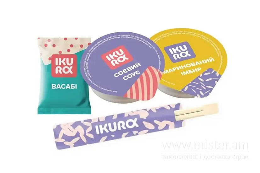 Комплект для суші з імбирем - "Ikura" в Хмельницькому фото 