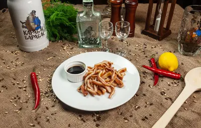 Копчені свинні вушка Карабас Барабас на вул.Виниченка undefined фото
