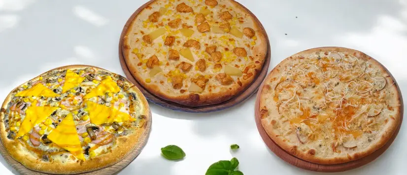 КОМБО Екзотік (Мілано, Гавайська, Груша Дор Блю-30см) - "GoGoPizza - ХБК" в Херсоні фото 