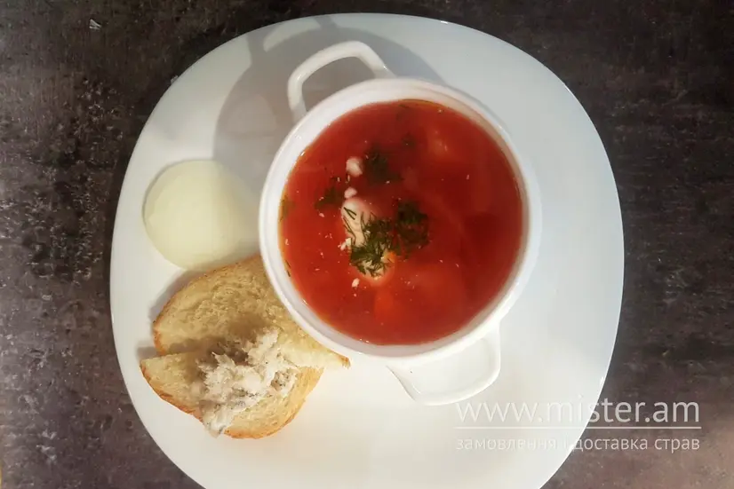 Борщ з квасолею - "Мальви" в Дрогобичі фото