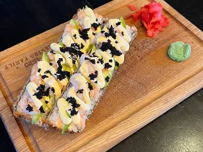 Open roll cheese лосось-креветка МАО undefined фото