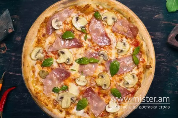 Піца Шинка та гриби - "Veterano Pizza" в Дрогобичі фото