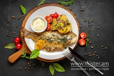 Камбала під соусом міньєр Тареля undefined фото